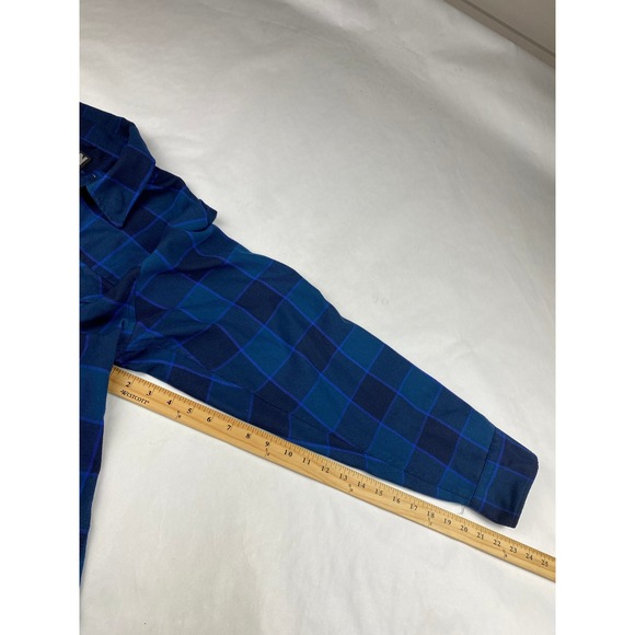 Dixxon Snap On Flannel Shirt Men's Size 2X Blue Plaid - Picture 13 of 15